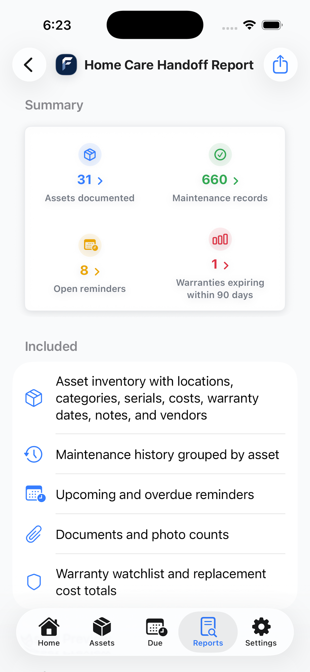 FixLog handoff report