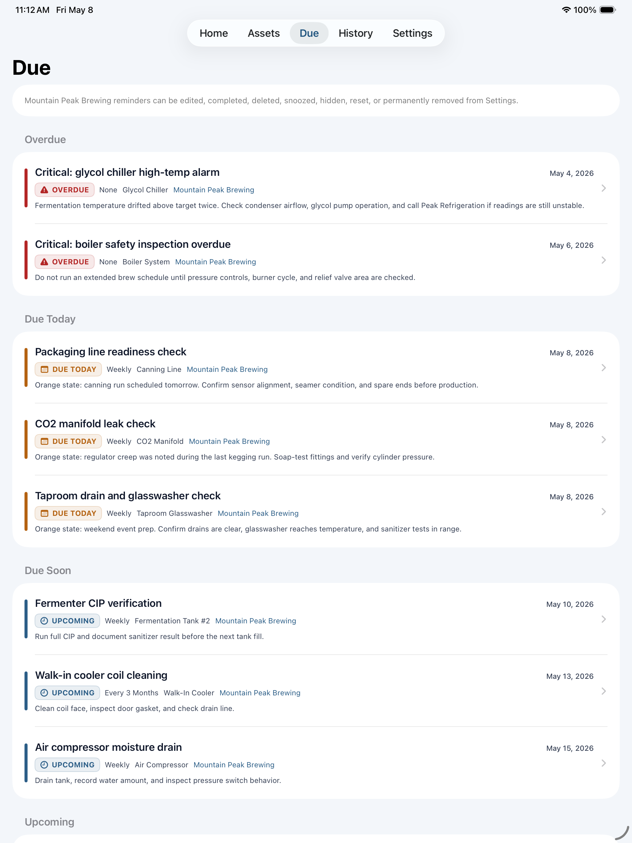 FixLog iPad screenshot 3